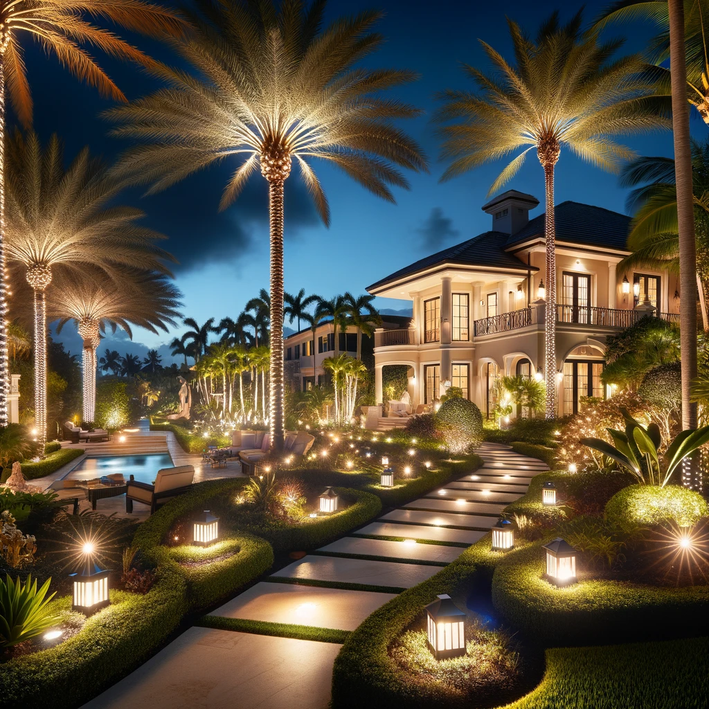 Landscape Lighting in North Palm Beach